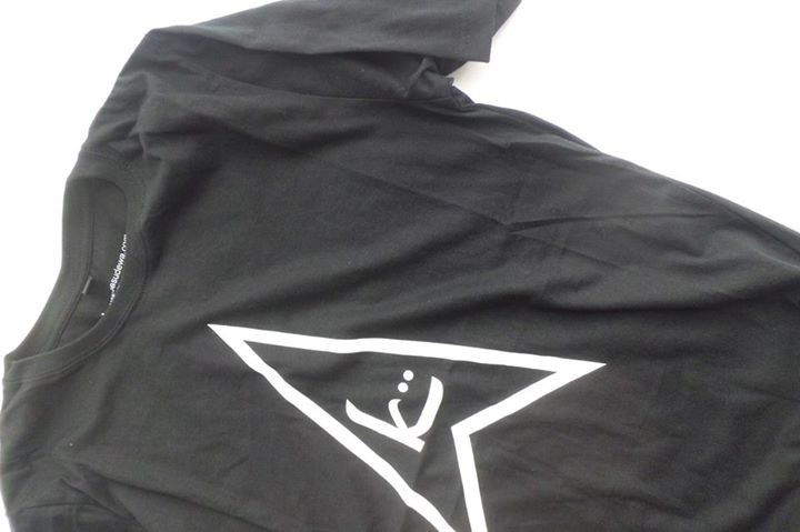 Al Ghazali t-shirt from front - Discharge Ink