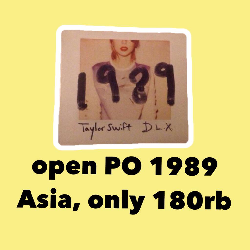 swiftmerchID's tweet image. open po 1989 asia only 180.000 :) more info? contact bio