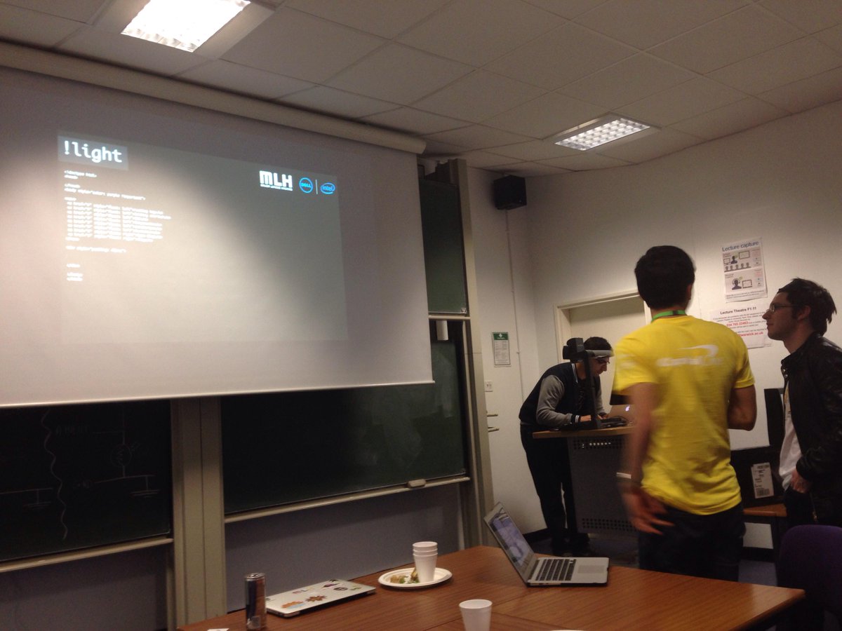 jamesmgillard's tweet image. The claim that Bill can beat everyone in the audience in 3 mins is being tested #codinglive #WarwickHack