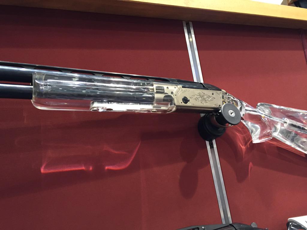 carlrussellguns's tweet photo. #Krieghoff K-80 with plexiglas stock &amp; forend........ http://t.co/heFLYpyU5Z