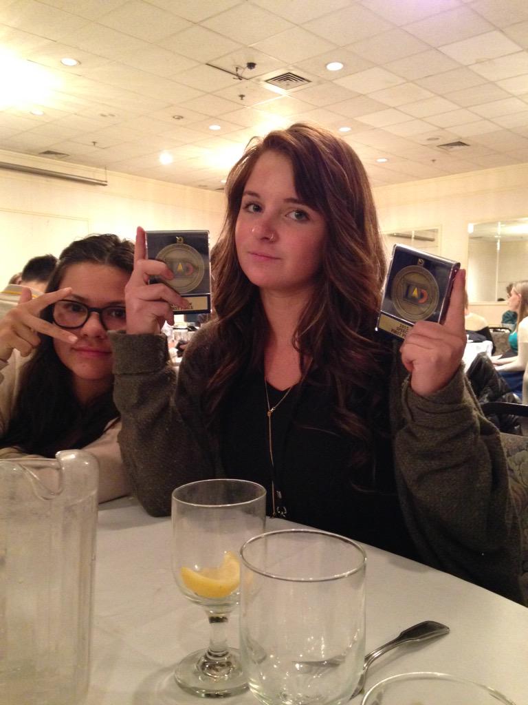 DCHSAcaDec's tweet photo. Sarah Tigges places first in interview also! That makes two medals! http://t.co/aOgnYhmNG0
