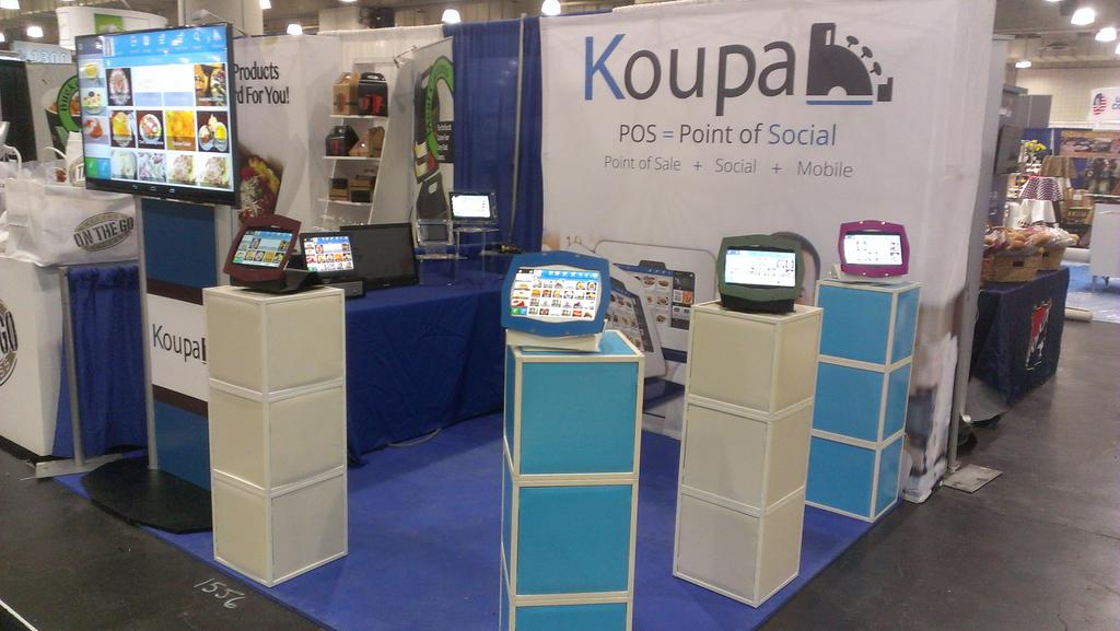 KoupahPOS's tweet photo. Ready for tomorrow , stop by booth 1556 at the international restaurant show http://t.co/rtW3hcrU0J