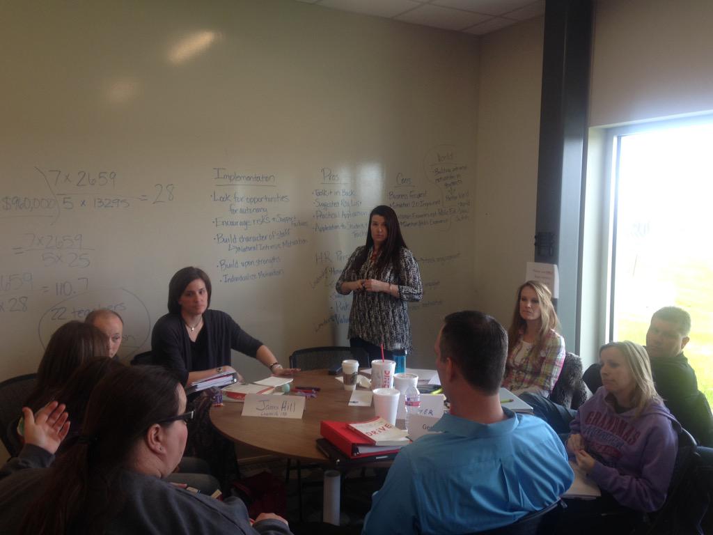 Worked with a group of talented educators in the DBU doctoral program today!