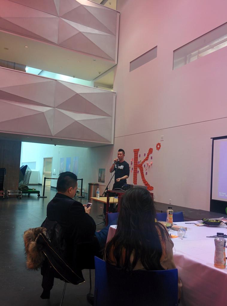 SyalAshutosh's tweet photo. Johnny from @ticketfi  presenting growth strategies for @SalvationArmyUS #Others. #Hackathon #socent #Fairtrade http://t.co/WCNHYCMfUm