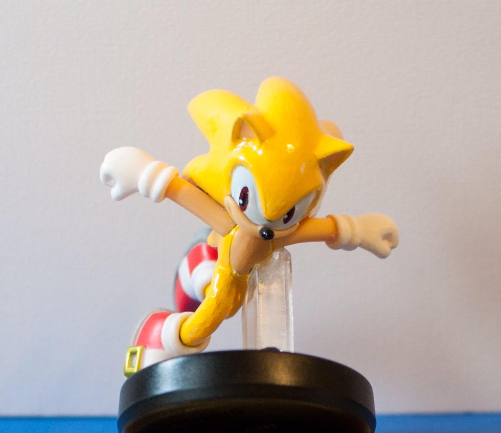 29. Some shots of out finished Super Sonic Amiibo. 