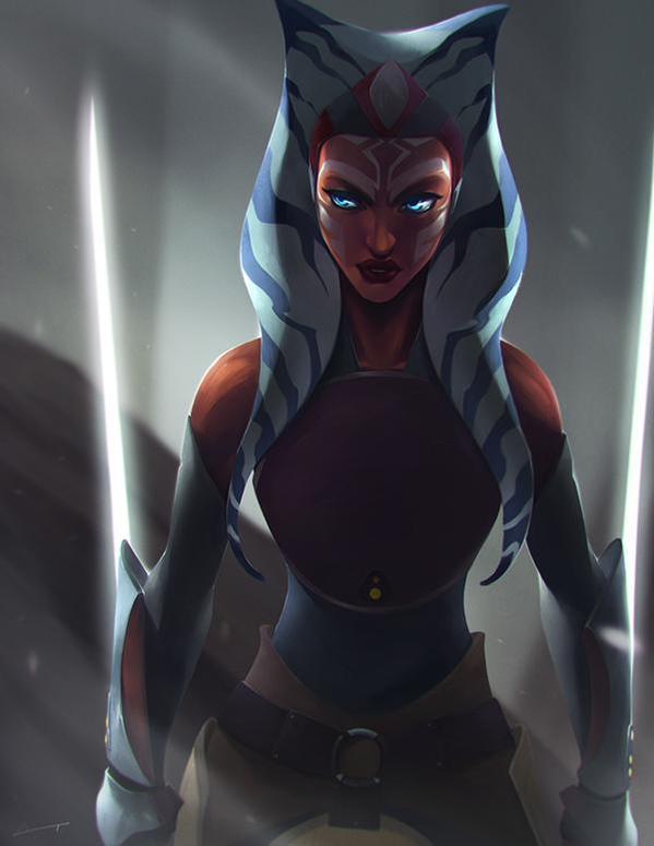 Rebel Transmission On Twitter Some Incredible Fan Art Of Ahsoka Tano By Artist Charlestan