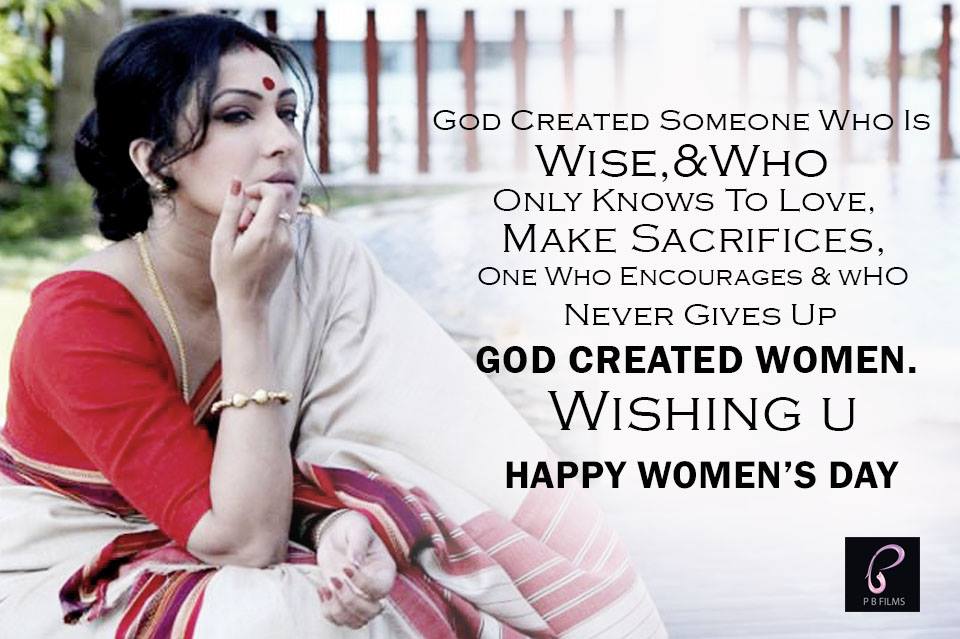 PBFilmsKolkata's tweet photo. PB Films wishing all the women a very Happy International Women's Day. http://t.co/Ss9j37EL5M