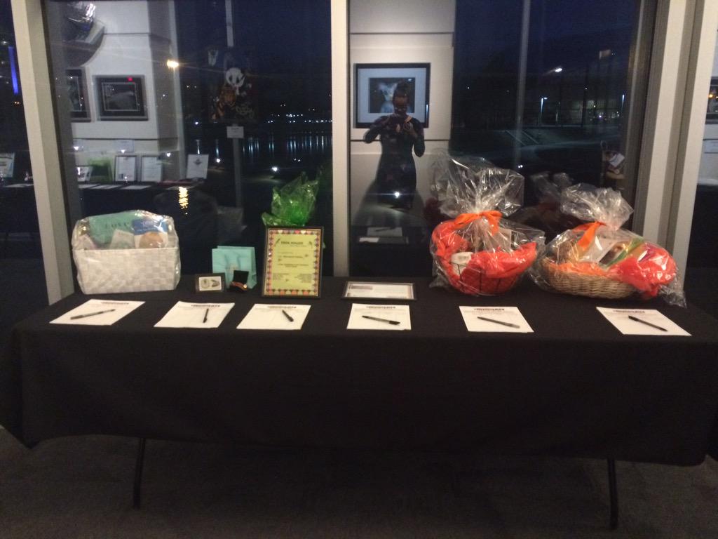 ExplorationKS's tweet photo. Lots of auction items to bid on! #DBC9 http://t.co/KRFmIjMKxJ