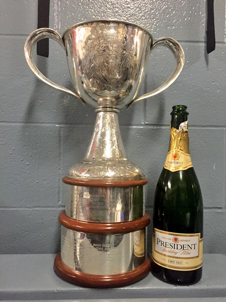 dlaing14's tweet photo. We just won the Clarkson Cup #Titletown #boston @Patriots @NHLBruins http://t.co/eHi868Ov2I