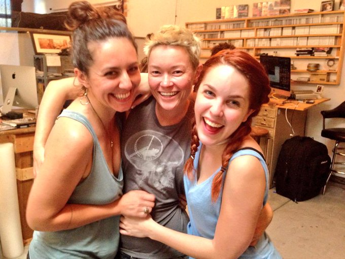 Oops, @CrashPadSeries is infested with Tickle-Monsters! Giant one on @xNikkiSilverx &amp; @AmarnaMiller.<a class="tags" href="/tag/crashpadseries">@crashpadseries</a><a href="/tag/50skillsofgrey"class="tags"><span>#50skillsofgrey</span></a>