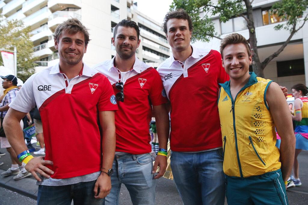 sydney swans mardi gras float