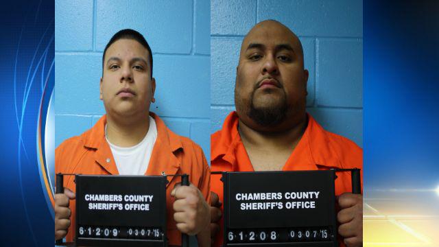 KPRC2's tweet photo. Photos of men charged in deaths of 2 Baytown teens released by the Chambers Coutny Sheriff http://t.co/vYp3MVdM9a http://t.co/ktSgtCheOJ
