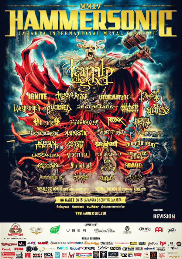 omuniuum's tweet image. Rundown #Hammersonic2015 !!