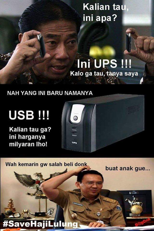 GAMBAR meme SaveHajiLulung Paling Lucu Koplak banget