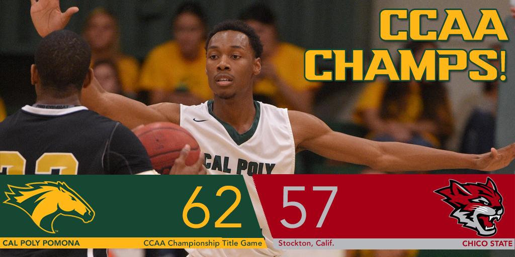cppbroncos's tweet image. CCAA CHAMPS! Your @calpolypomona Broncos. #WeAreCPP