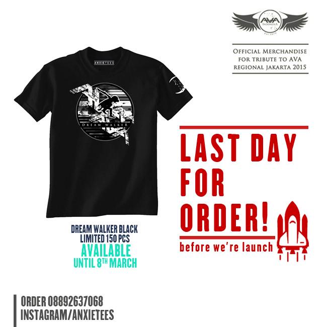Hari terakhir pemesanan merch <a href="/AVAindo/">AVA Indonesia</a> , setelah ini ngga ada lagi ya. Now or Never 🚀