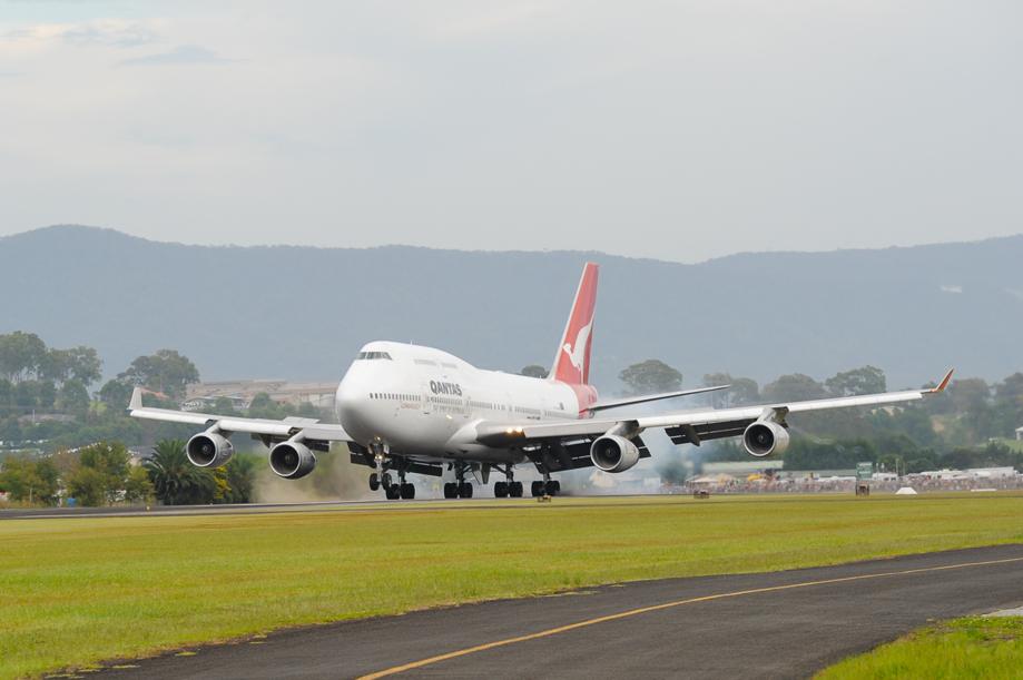 australian's tweet photo. Watch Qantas make aviation history as it retires famed 747-400 http://t.co/SH8fYZLQuq http://t.co/lQr5Kb5oJh