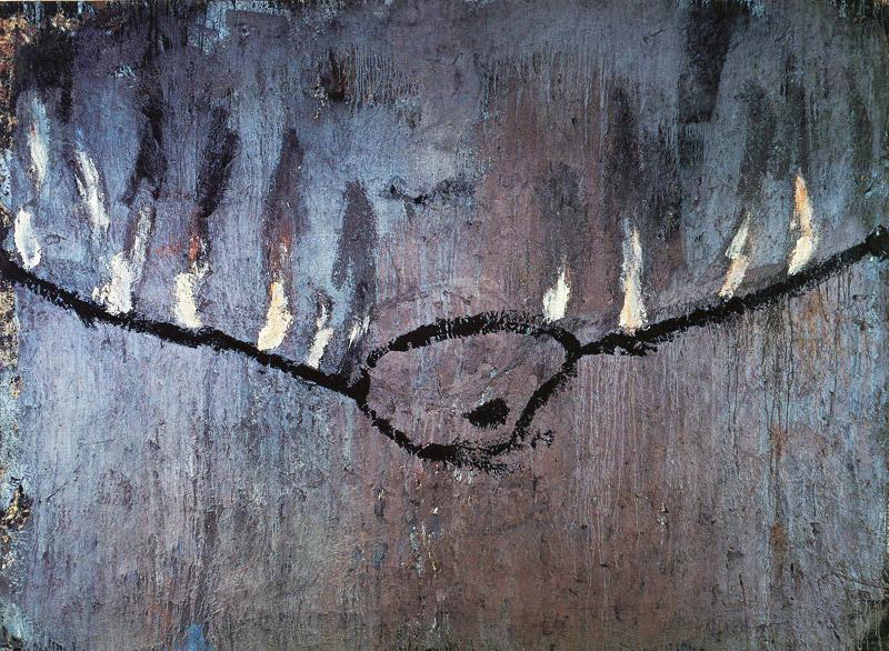 Happy Birthday to Anselm Kiefer! This is his \Palette Am Seil\, 1981  