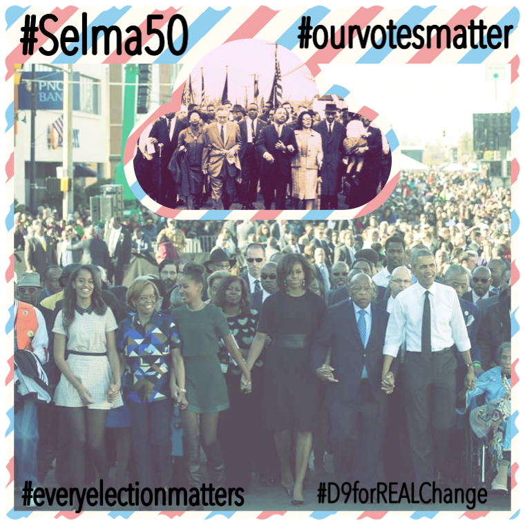 D9forRealChange's tweet photo. .@artistedlester Restore the preemptive power of Section 5 of the Voting Rights Act. #Selma50 #everyelectionmatters http://t.co/Nx1RBDXvTj