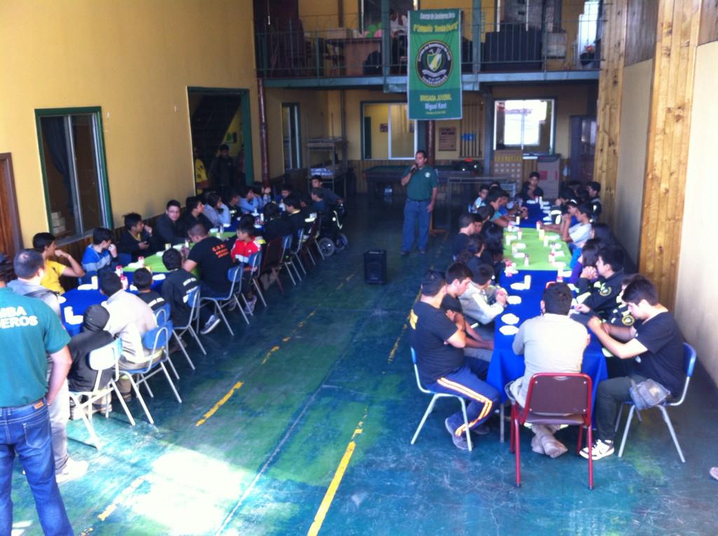 Comenzamos la 2* jornada del campamento de brigadas juveniles, suerte muchachos <a href="/BombaMaipo/">Segunda Maipo</a> <a href="/BombaAustria/">Bomba Austria 7°CBMS</a>