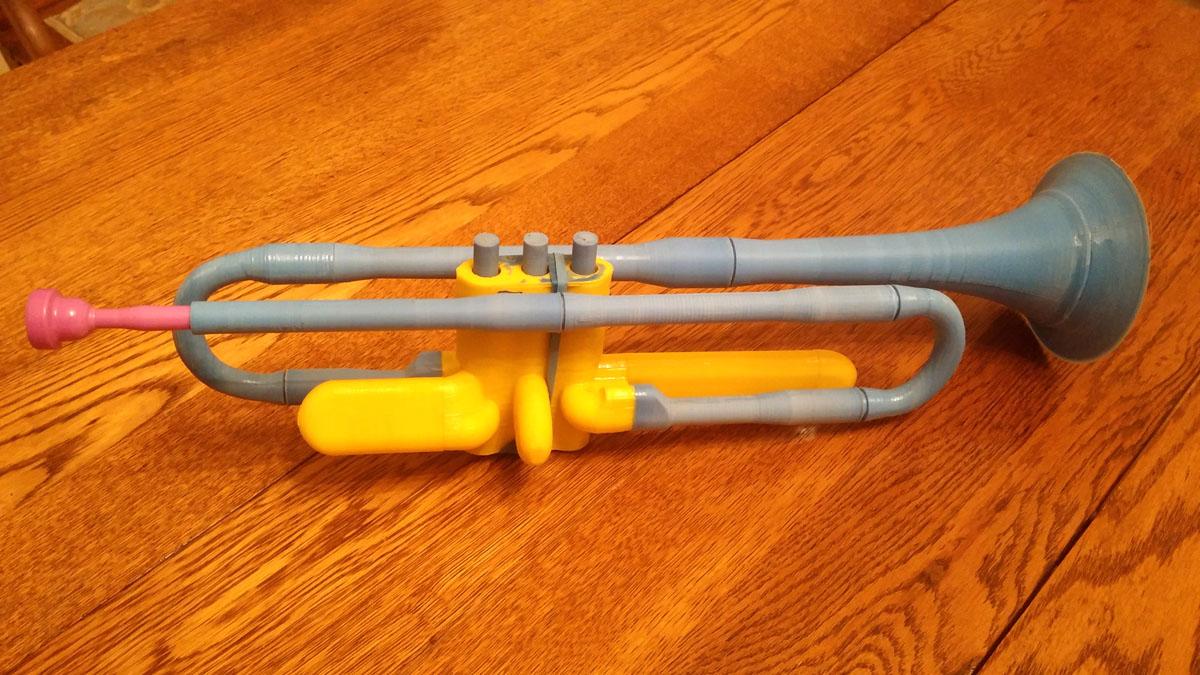 heresGiuseppe's tweet photo. #3DPrinting an #OpenSource #Trumpet
http://t.co/gYewBqJ2Pp
#trumpet300to1K #Thingiverse #DanielOlson #ABS #DIY #Cheap http://t.co/k2ekSnbMJU