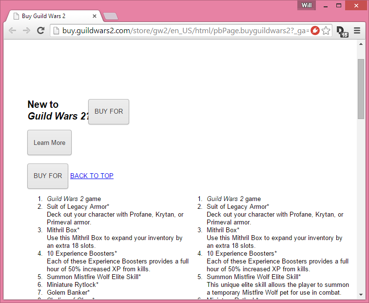 wcolton's tweet photo. @GuildWars2 I litterally cannot buy your game during this sale: http://t.co/Y12wIVLvHb
