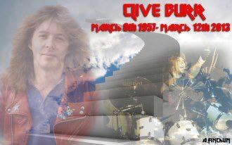 Happy Birthday, Clive Burr! Love from    LA           3/8                                