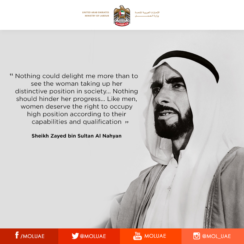 MOHRE_UAE on Twitter: "Sheikh Zayed bin Sultan Al Nahyan quote #