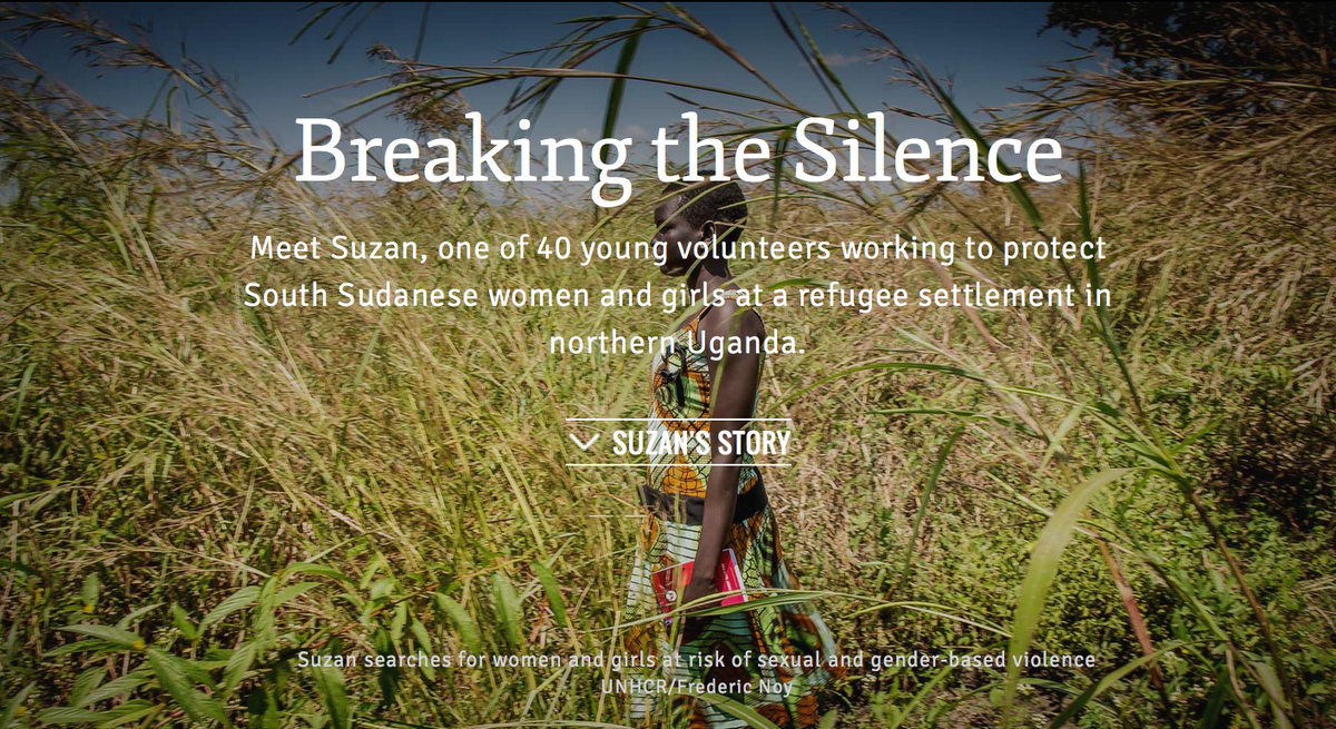 Refugees's tweet image. How one remarkable teenager is helping to combat sexual &amp;amp; gender-based violence. trib.al/jBee2IP #IWD2015