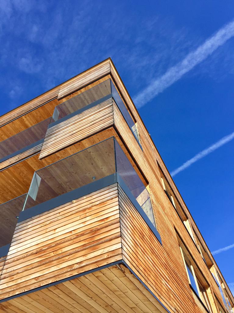 classetouriste's tweet image. It's design meets blue sky at #gradonna mountain resort at 1400m altitude in @tirol @tvb_osttirol #myaustria #travel