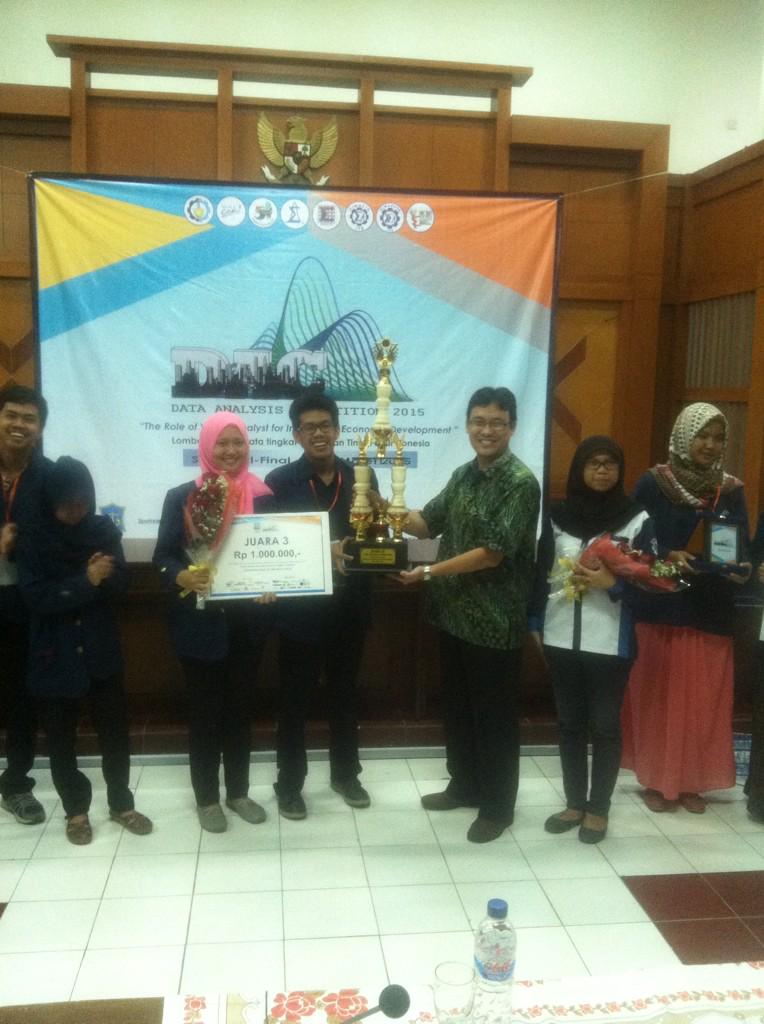"@PRS_ITS2015: Juara 3 DAC 2015 "