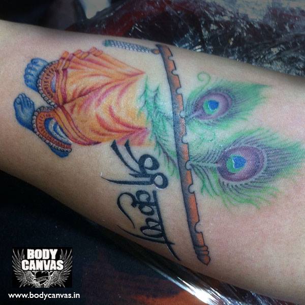 Lord Krishna Tattoo By Bhavith Narayan by BHAVITHB89 on DeviantArt