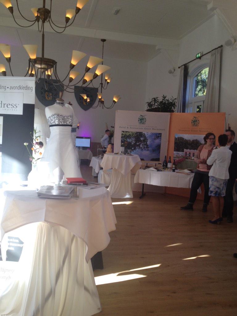 _Partydress's tweet photo. Bruidsbeurs Landgoed Groot Warnsborn . Heb je trouwplannen kom gezellig rond kijken . http://t.co/F7DnWLw0em