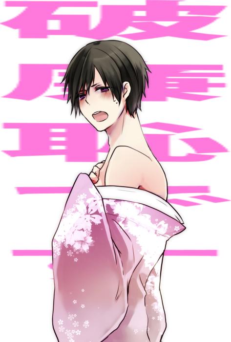 Informant_Bot's tweet image. "saku-chan is really sexy... ain't he?" The ravenette mumbled while staring at a poster of sakuraya.