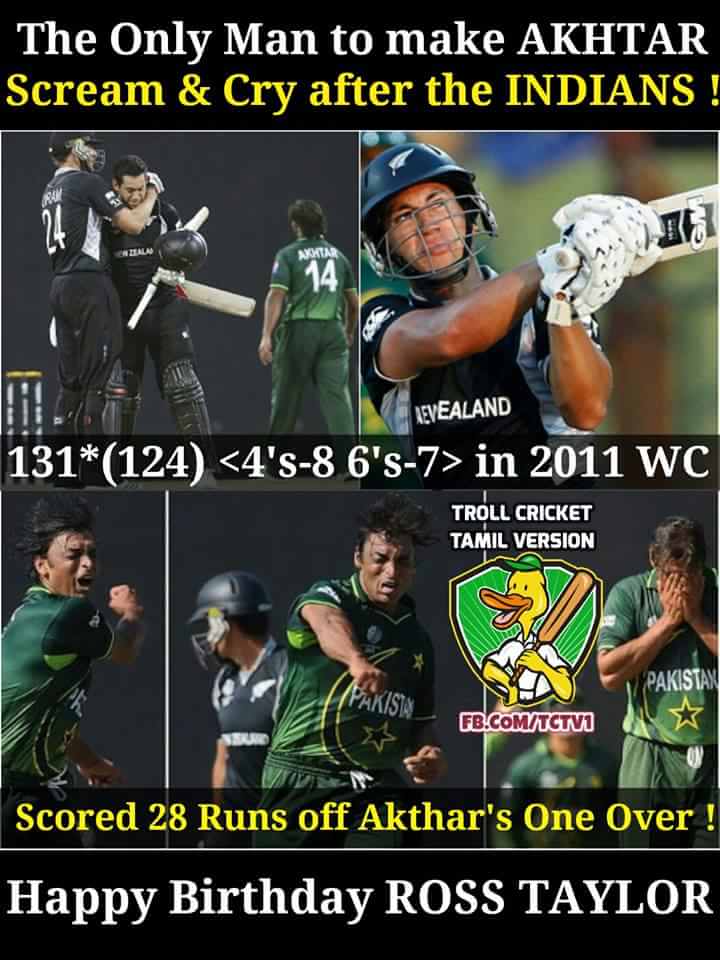 \" Akhtar\s expressions! Roflmaxx!   Happy birthday Ross Taylor,my favorite blackcap!  