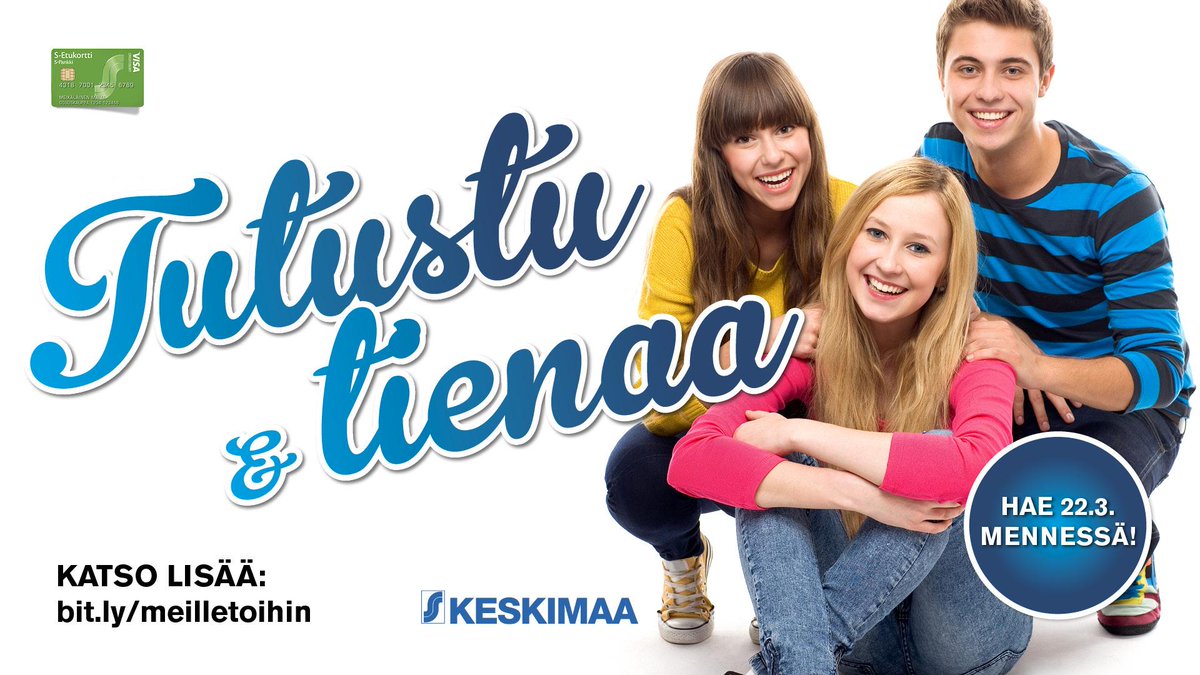 Melle pääsee tänäkin kesänä tutustumaan työelämään ja tienaamaan. s-kanava.fi/uutinen/tutust… #rekry #kesätyö