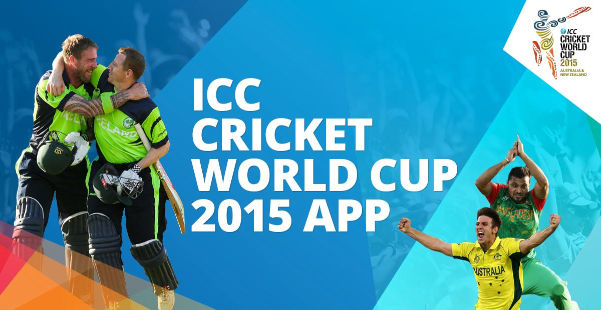 cricketworldcup's tweet photo. Struggling to keep up with the #cwc15 action? Get the #CWCApp and have it all in your pocket! http://t.co/nFkpRCRWtE http://t.co/h7U6Gd8Pph