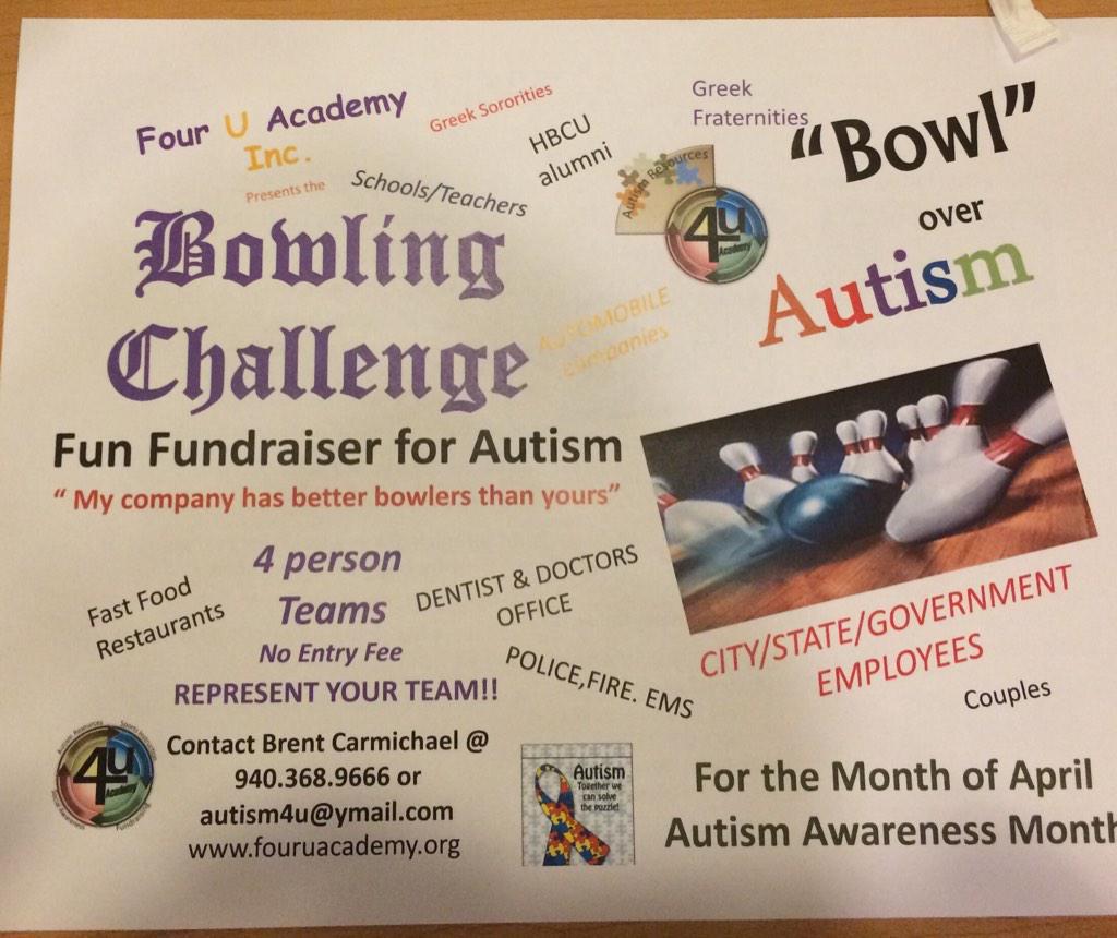 Autism4U's tweet photo. COMING IN APRIL.. Bowl over AUTISM.. Fundraiser .. anybody anywhere can participate!!  team up for technology #autism http://t.co/dlXx5NFNT5