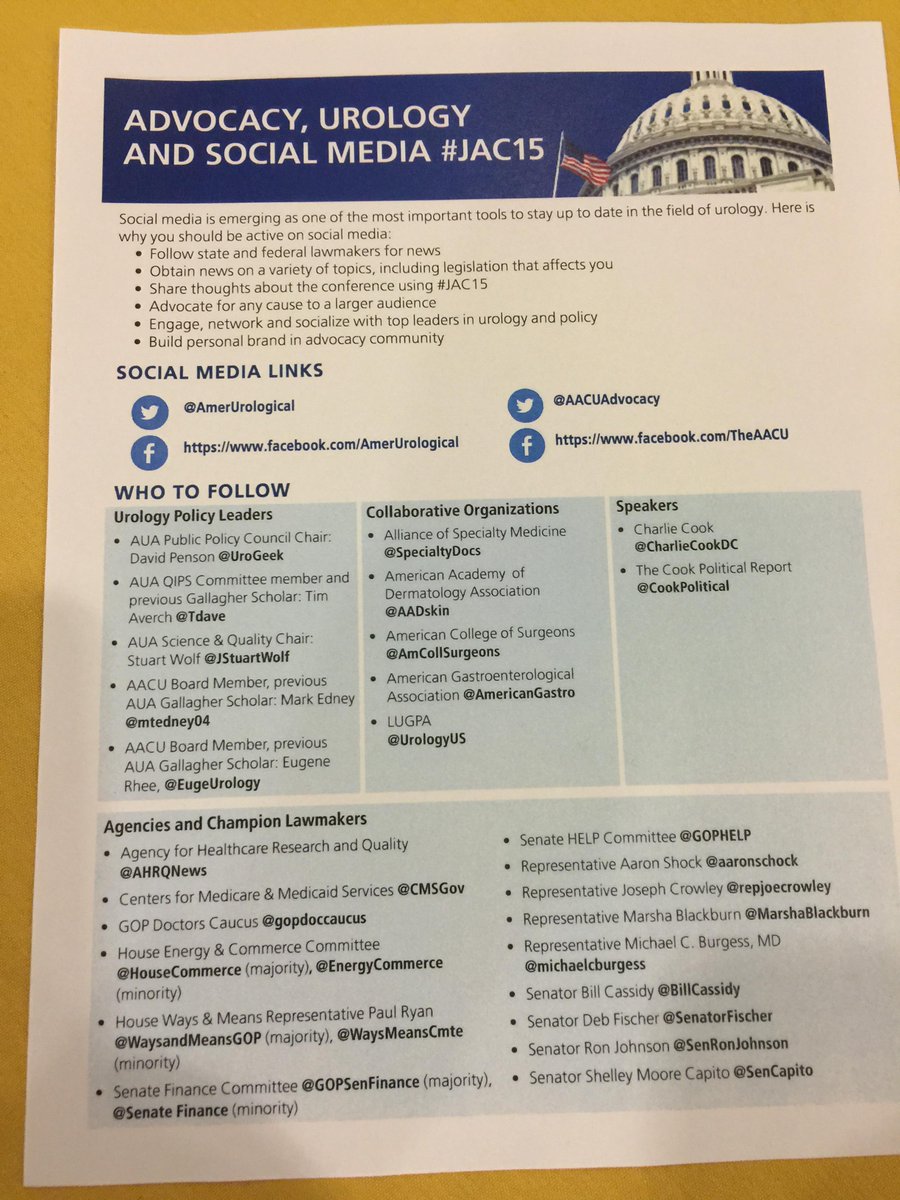 Tdave's tweet photo. Handout w all you need to get started in advocacy SoMe #JAC15 http://t.co/XwdnouMRff