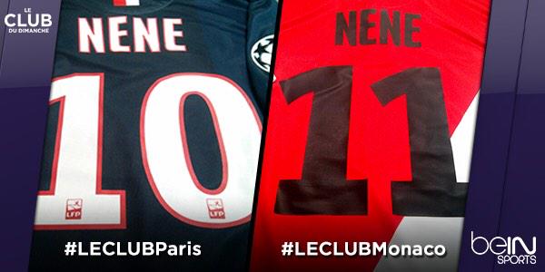 🔴 RT ce msg
Gagnez ces maillots <a href="/SitedoNene/">NENÊ</a>
🔺Follow <a href="/beinsports_FR/">beIN SPORTS</a>
🔺Envoyez #LECLUBParis
            Ou #LECLUBMonaco