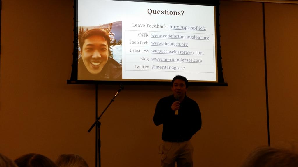 originalbarneyr's tweet image. @meritandgrace & @UPCSeattle for the series #technology&theword #Codinginthedark