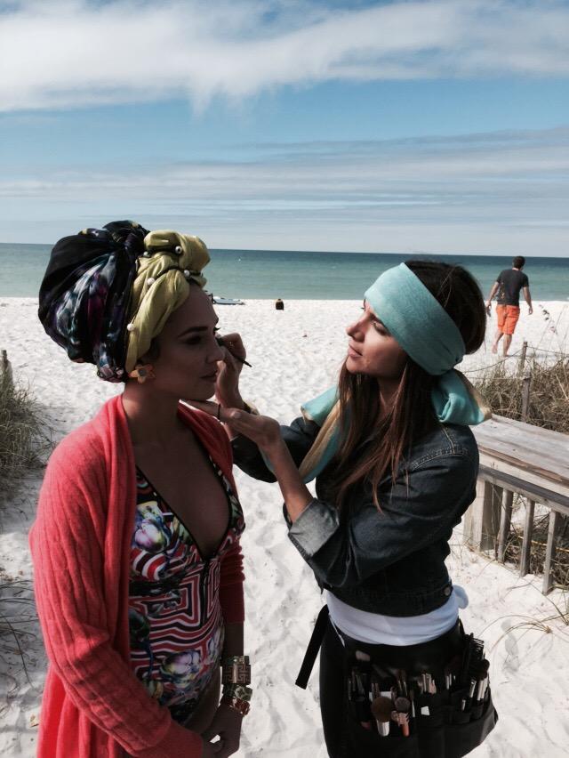 DmaLips's tweet photo. When in Naples, FL...why not do H&amp;MU for a shoot on the beach...#thescoutguide #howilocal #thescoutguidenaples http://t.co/90s20xyKbT