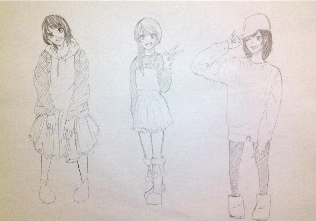 Nissy イラスト同盟no 955 Twitterissa 春から大学生の方 女子 私服迷うな と思う方 こんな感じの服でどうぞ カジュアルに おしゃれに イラスト同盟活動 Http T Co Gugacfyps4