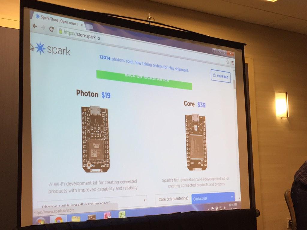 haddadme's tweet image. Making your own data bot with spark.io @mattwaite #NICAR15 #SensorJournalism