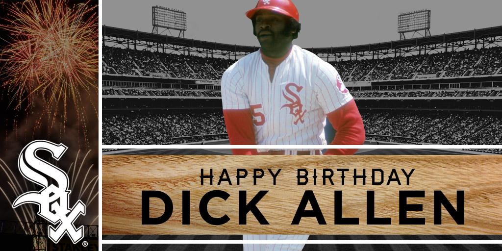 Happy birthday to Dick Allen! to send birthday wishes. 