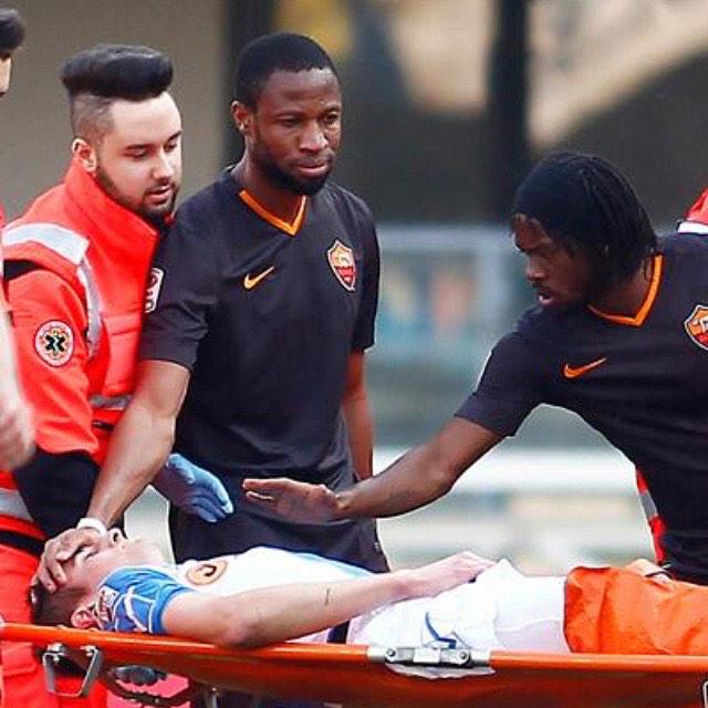 L'unica foto dell'infortunio di Mattiello che vale la pena mostrare. Questa! Forza @mattiellofede!