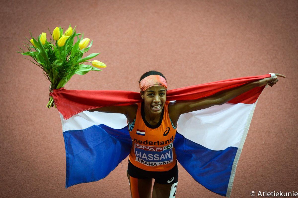 GOUD voor Sifan Hassan !!! #EKIndoor  #Praag2015