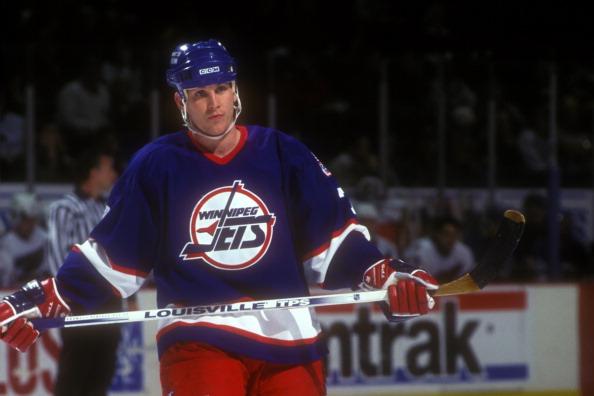 NHLPR's tweet photo. THIS DAY IN 1992: Winnipeg rookie Keith Tkachuk scored his first career NHL goal in 4-2 loss to Minnesota. http://t.co/QUEk4dhbOu