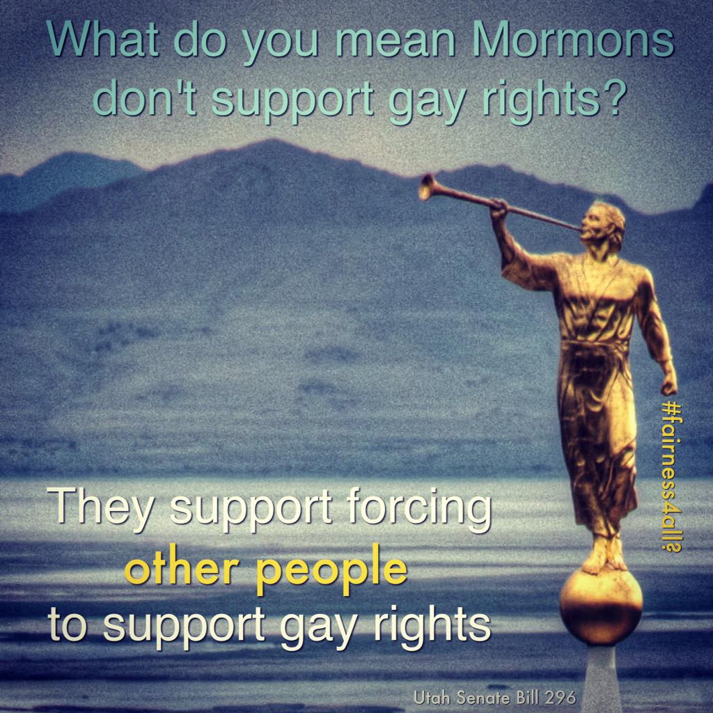 If it's wrong to discriminate against gays in housing and employment, why does <a href="/LDSchurch/">The Church of Jesus Christ of Latter-day Saints</a> need an exemption? #sb296