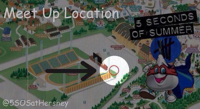 5SOSatHershey's tweet image. fav if your excited! omg I am! -Emily